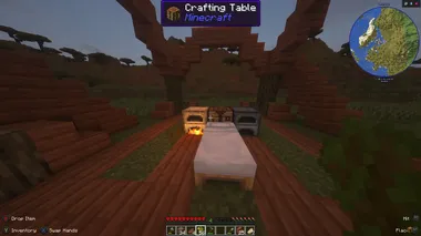 Minecraft Doc Day 4 Outer perimeter fence under construction around the base during Day 4.