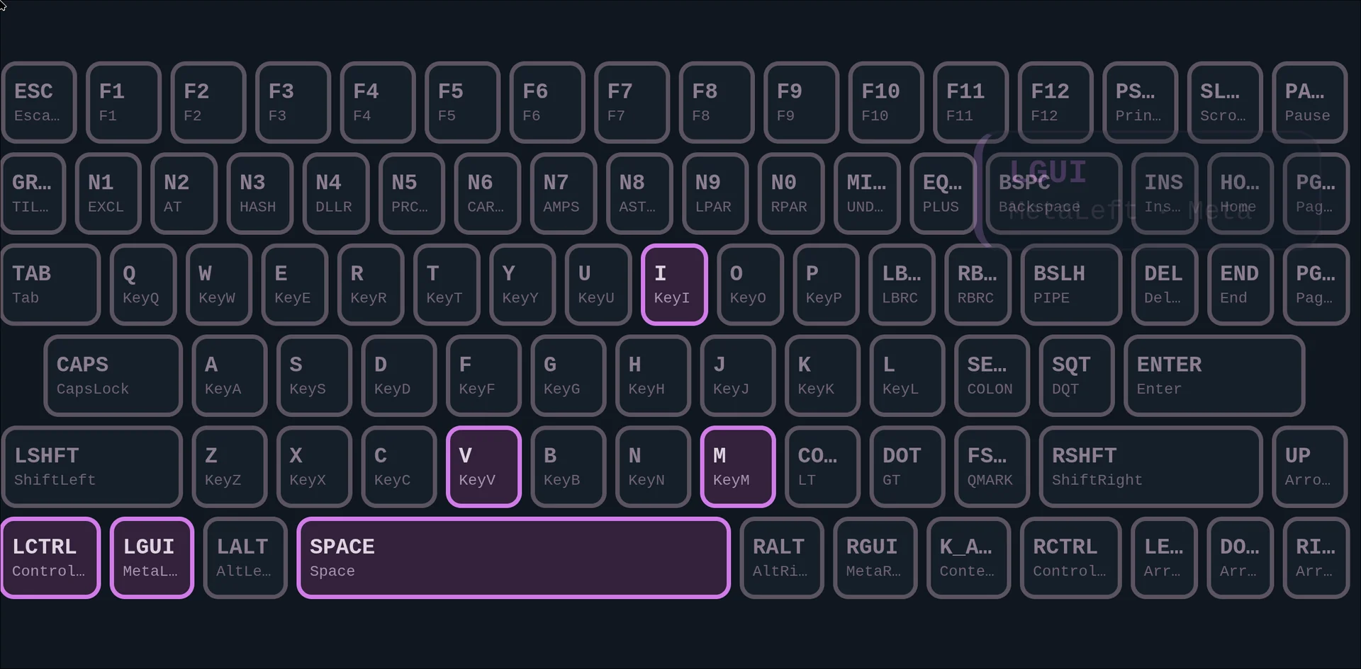 keyboard tester — A keyboard tester that works for me, how I like it